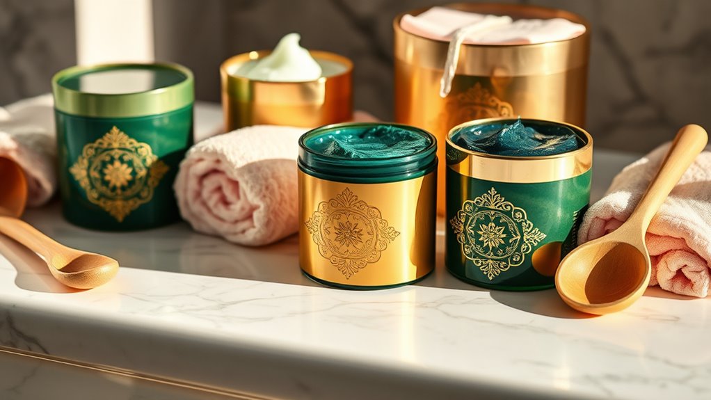 luxury body scrub sets
