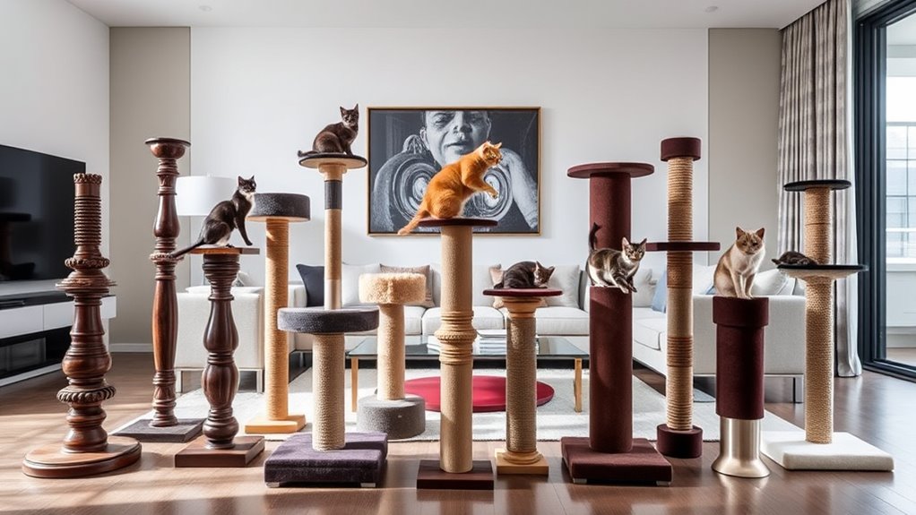luxury cat scratching posts