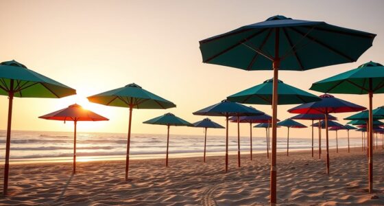 luxury durable beach umbrellas