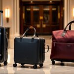 luxury durable travel luggage