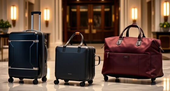 luxury durable travel luggage