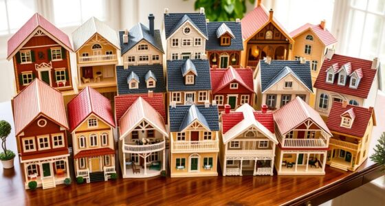 luxury handcrafted wooden dollhouses