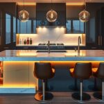 luxury kitchen island options