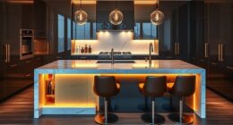 luxury kitchen island options