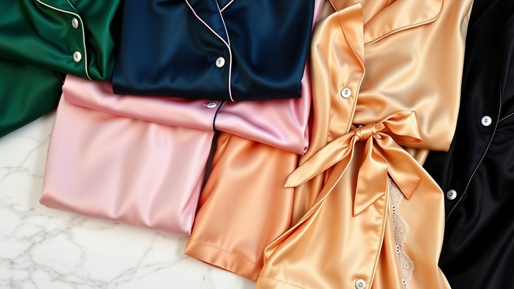luxury silk pajama collection