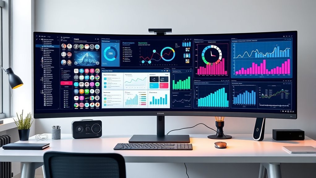 monitor size and features