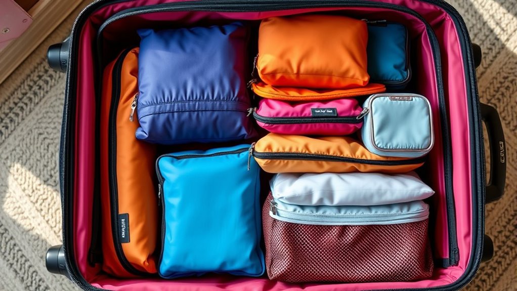 packing cubes size durability compression