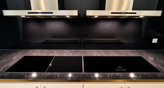 premium induction cooktops with ventilation