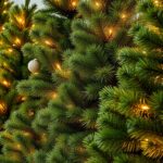 realistic pre lit christmas trees