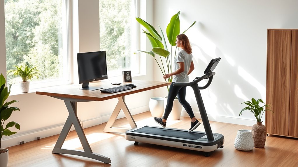 smart treadmill desk setups