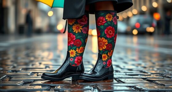 stylish functional rain boots