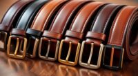 top men s leather belt selection