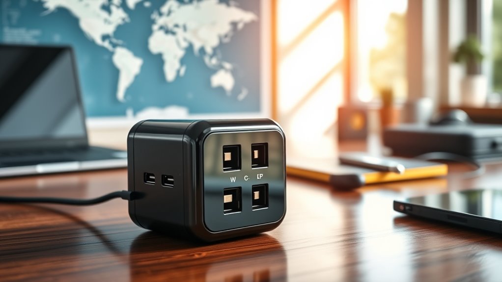 travel adapters with usb c