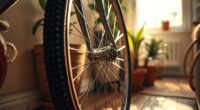a wheel at home