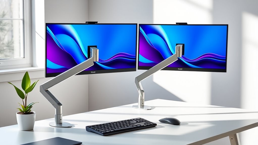 best dual monitor arm options