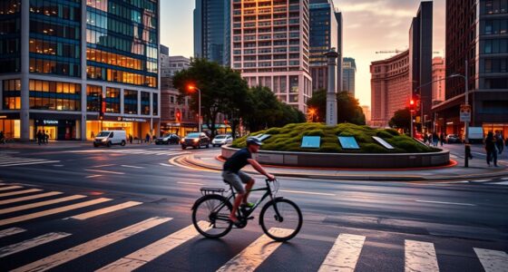 bicycle friendly intersection design