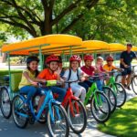 bike buses promote safer trips