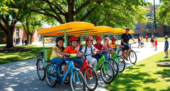 bike buses promote safer trips