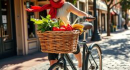 bike grocery carrying method