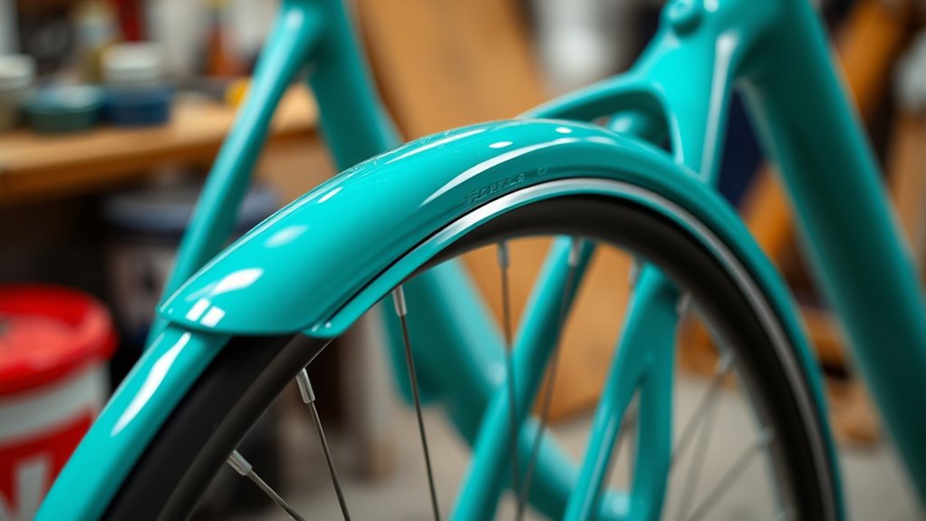 custom painted bicycle parts