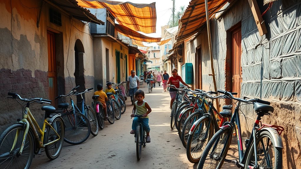 cycling access in poverty