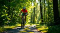 cycling boosts mental wellness