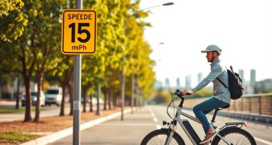 e bike class speed limits
