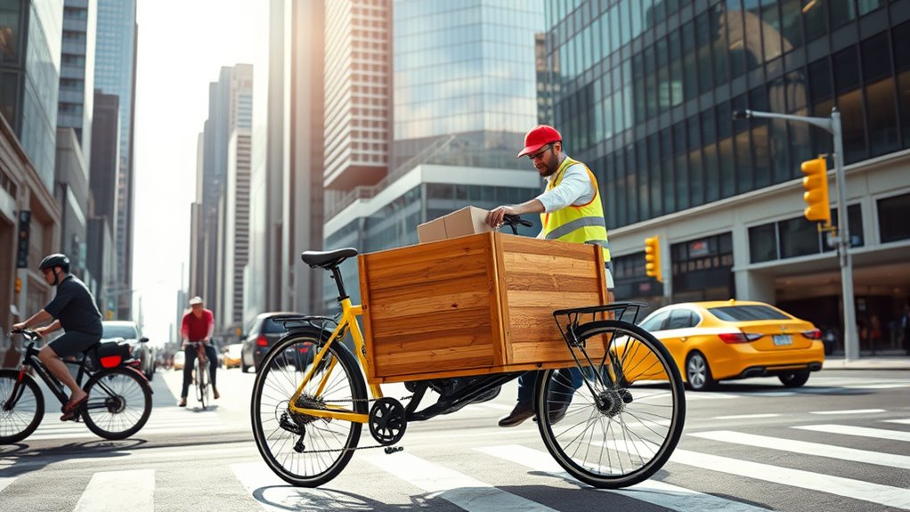 electric cargo bikes promote sustainable urban logistics