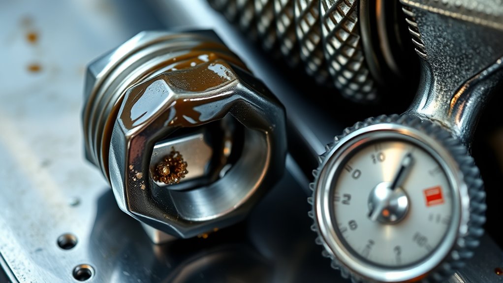 lubricate prevent seize tighten