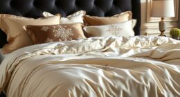 luxury king bed bedding