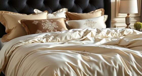 luxury king bed bedding