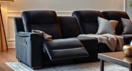 luxury reclining sofa list
