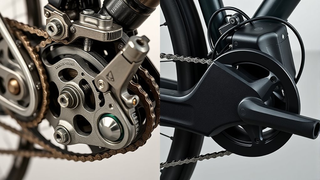 mechanical versus electronic transmission