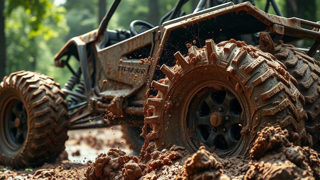 mud riding and cleaning