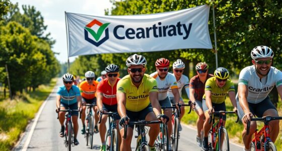 organize a fundraising cycling event
