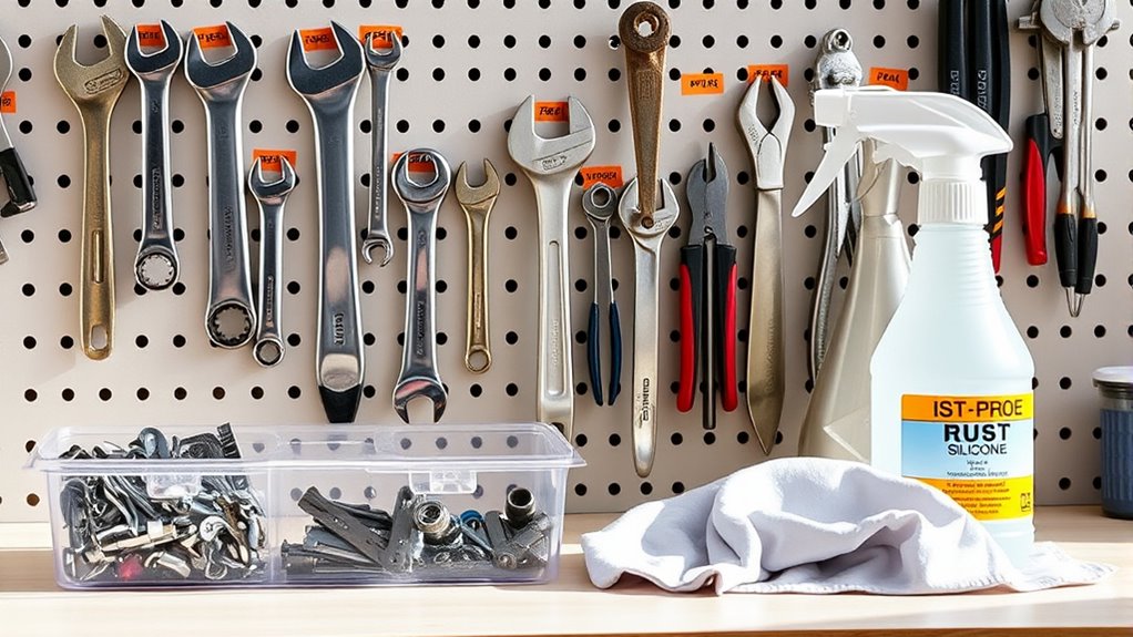 prevent rust with storage