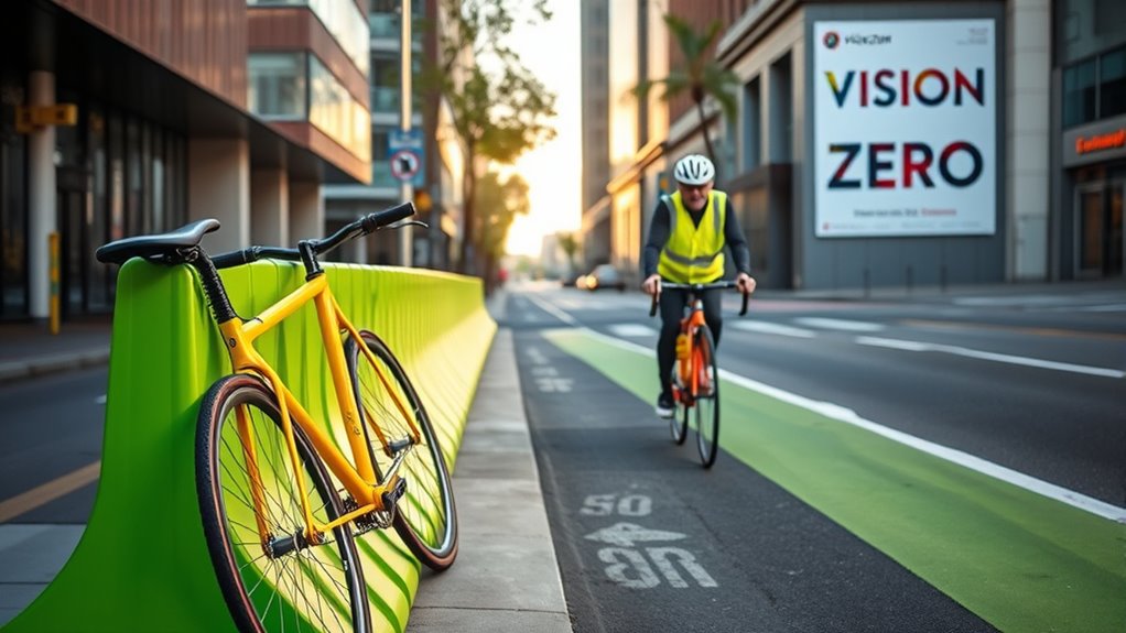 protected bike lane infrastructure