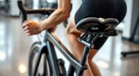 reduce saddle discomfort during training