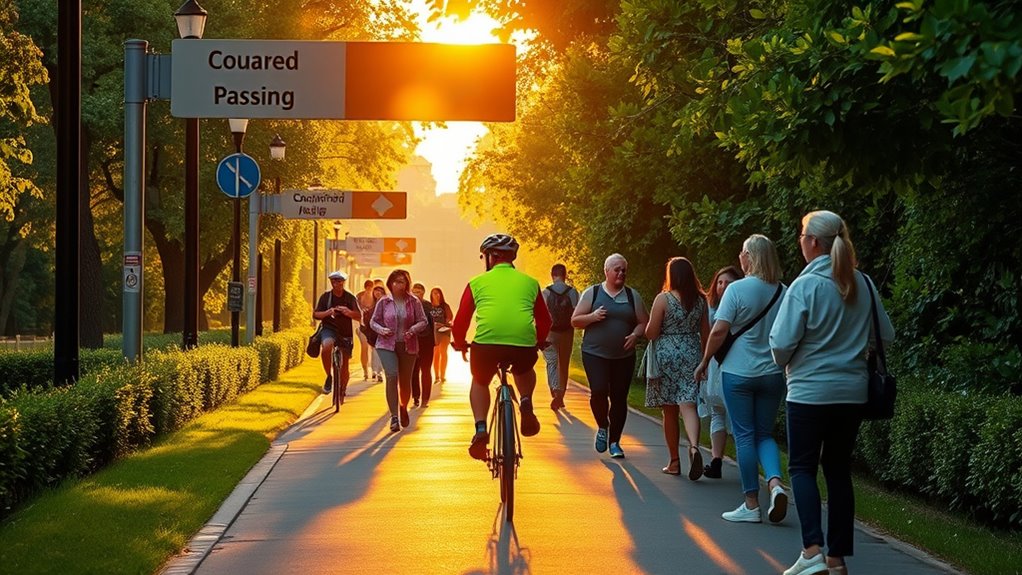 respectful and safe passing