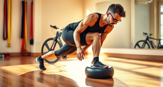 riders stretching and mobility