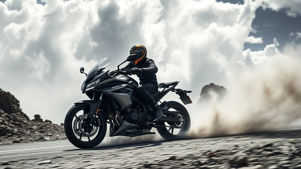 riding through high levels