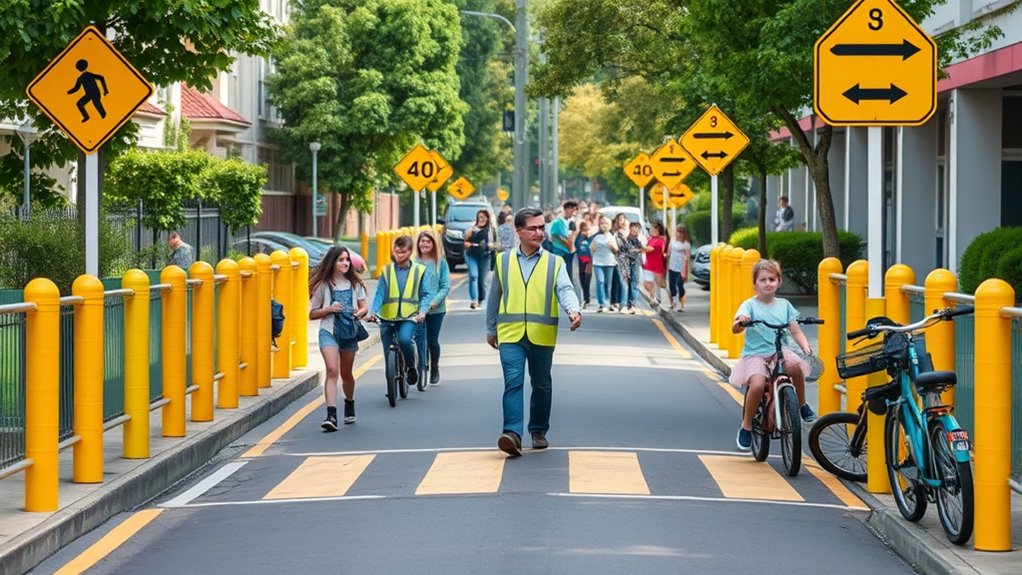 safety enhancing traffic calming measures