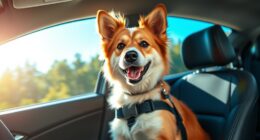 secure dog during travel