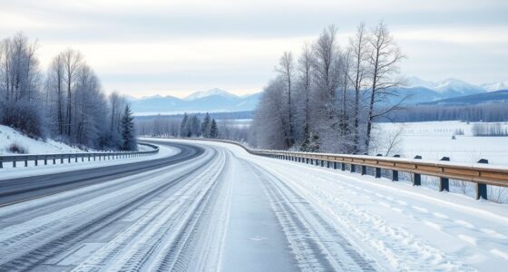 snow resistant winter roads