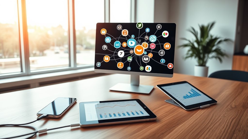 synchronize data between apps