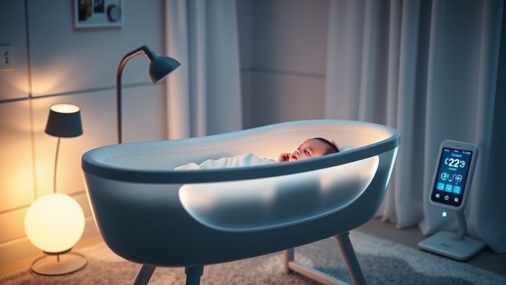 top cry detecting baby bassinet