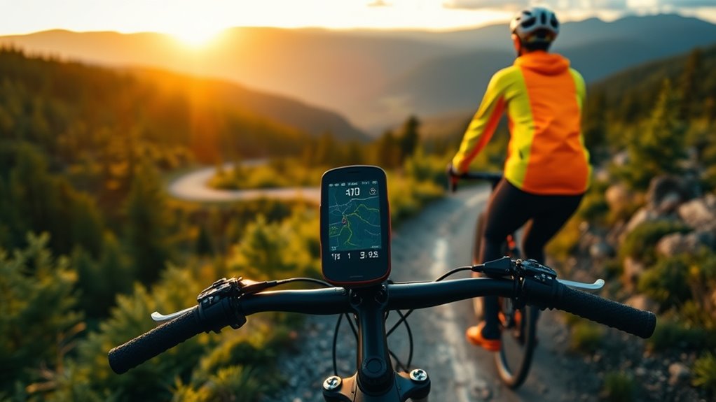 track with safety measures