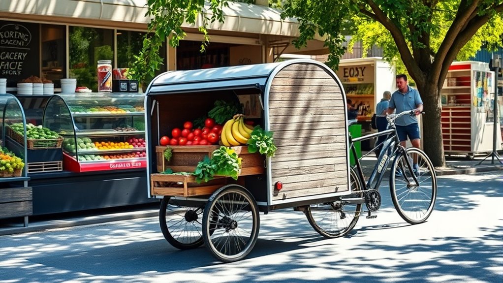 trailer for grocery shopping