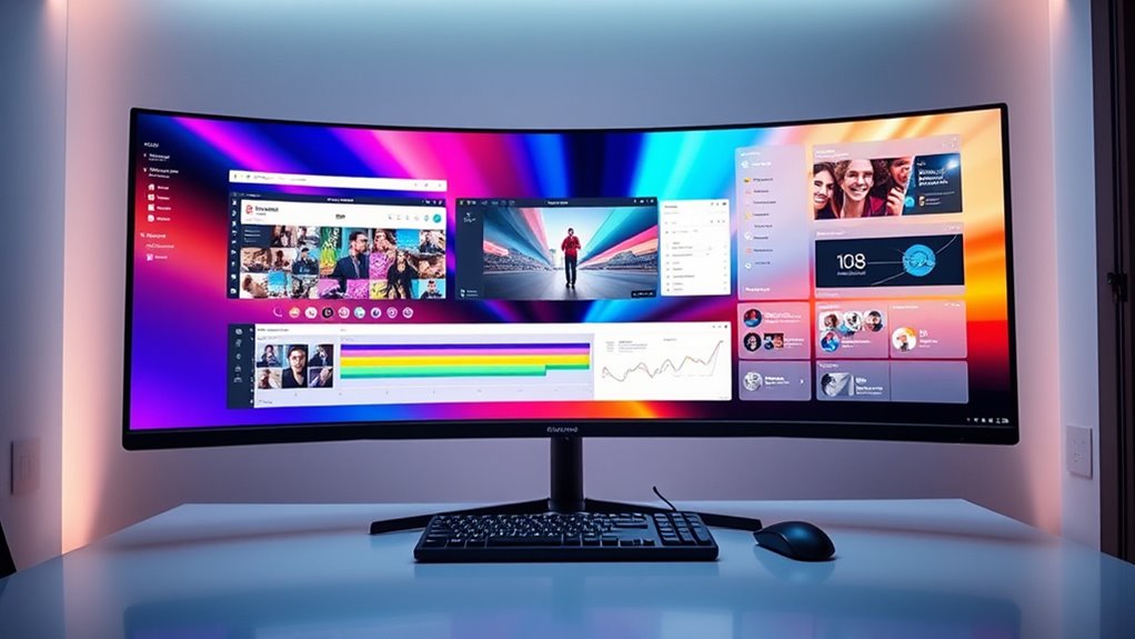 ultrawide monitor features
