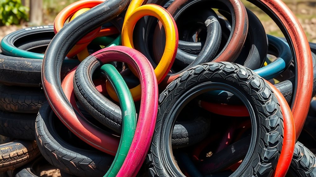 upcycling old tires environmentally